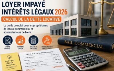 Loyers commerciaux impayés en 2026 : comment calculer les intérêts et la dette locative ?